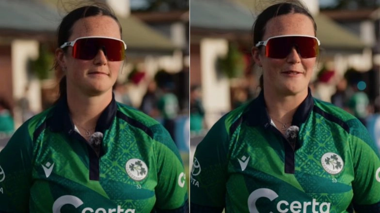 Jane Maguire Becomes First Player in T20Is To Face First Ball on the Final Delivery of a Match and Hit Winning Six, Achieves Feat During IRE-W vs PAK-W 2nd T20I 2025 (Watch Video)