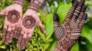 Kajari Teej 2025 Mehndi Designs: Latest Beautiful Henna Patterns, Traditional and Modern Mehandi Ideas for the Hindu Festival (Watch Videos)
