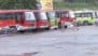 Karnataka Bus Strike: Indefinite Strike by RTC Staffers, Bus Services Disrupted Across State (Watch Videos)