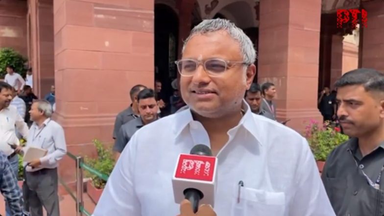 US Tariff Threat: Congress MP Karti Chidambaram Says India Should Not Take Donald Trump’s ‘Impulsive’ Tariff Statements Seriously