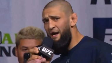 ‘Going to Go and F**k This Boy Up’ Khamzat Chimaev Shares Final Message for Dricus Du Plessis Ahead of Blockbuster Middleweight Championship Fight at UFC 319 (Watch Video)