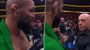 &lsquo;Respect That Guy&rsquo; Khamzat Chimaev Lauds Dricus Du Plessis After Beating Him To Become New Middleweight Champion at UFC 319 (Watch Video)