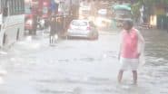 Mumbai Rains: Heavy Rainfall Causes Waterlogging in Several Parts of the City As IMD Issues Red Alert for Today (Watch Videos)