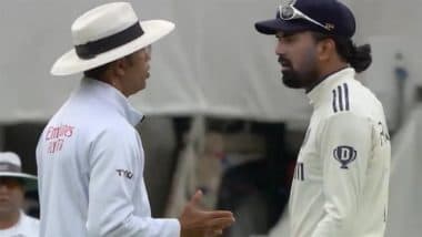 ‘You Can’t Talk Like That’ Kumar Dharmasena and KL Rahul Get Into Heated Argument Following Verbal Exchange Between Prasidh Krishna and Joe Root During IND vs ENG 5th Test 2025 (Watch Video)