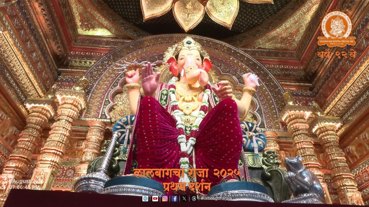 Lalbaugcha Raja Ganpati 2025 HD Wallpapers Free Download Lalbaugcha 