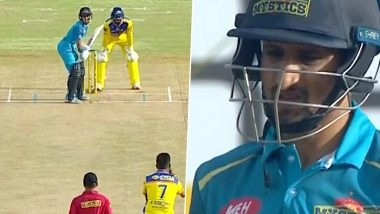 Angry KKR Fans React After Luvnith Sisodia Hits Four Sixes In Four Balls During Maharaja T20 Trophy 2025, Blames Management For Not Playing Him in IPL (Watch Video)