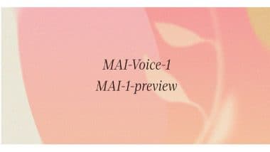 Microsoft AI Announces New 'Copilot Audio Expressions Labs' Project, Launches MAI-Voice-1 and MAI-1-Preview Models