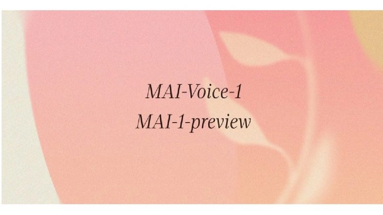 Microsoft AI Announces New 'Copilot Audio Expressions Labs' Project, Launches MAI-Voice-1 and MAI-1-Preview Models