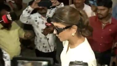 Betting Apps Case: Manchu Lakshmi Appears Before Enforcement Directorate in Hyderabad in Illegal Betting Apps (Watch Video)
