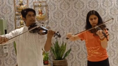 Independence Day 2025: Manu Bhaker Plays National Anthem Tune on a Violin To Mark India’s 79th Independence Day (Watch Video)