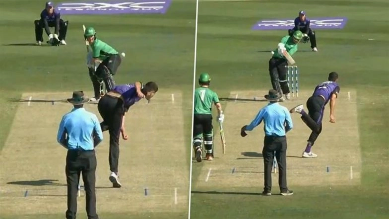 Tom Rodgers and Sam Harper Smash 36 Runs off Marcus Bean's Nine-Ball Over During Hobart Hurricanes Academy vs Melbourne Stars Academy Top End T20 Series 2025 Match (Watch Video)