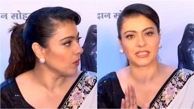 ‘Abhi Main Hindi Mein Bolun?’: Irked Kajol Snaps at Reporter Asking Her To Translate Her Marathi Responses (Watch Video)