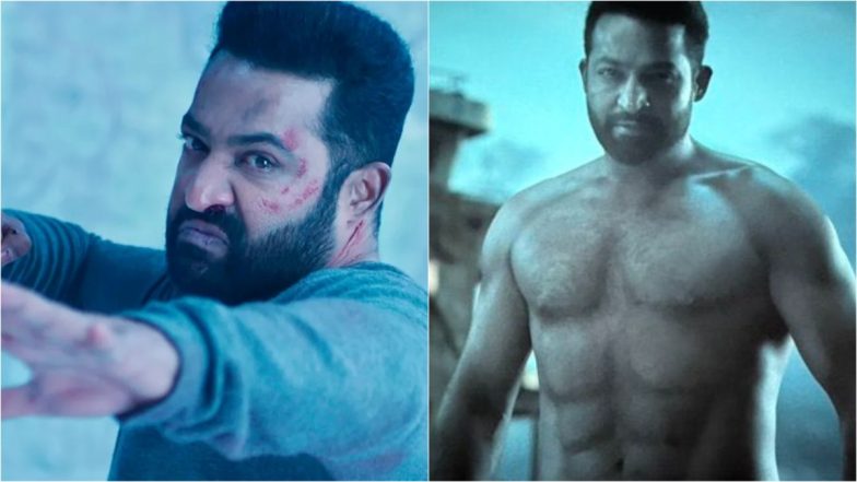 ‘War 2’: Did Jr NTR Sport ‘Fake Abs’ in His Shirtless Intro Scene? Netizens Are Amused by Bad VFX in Hrithik Roshan-Starrer