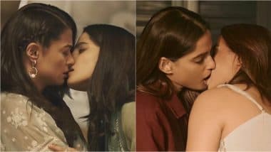 &lsquo;Andhera&rsquo;: Surveen Chawla and Priya Bapat&rsquo;s Lesbian Kissing Scenes From Amazon Prime Series Leak Online; Video Clips Go Viral on Social Media