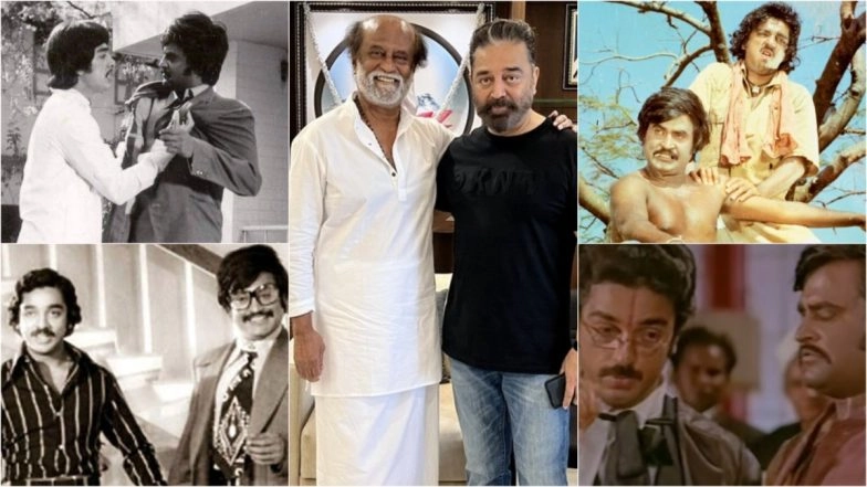 Rajinikanth & Kamal Haasan Reunion in Lokesh Kanagaraj’s Next? From ‘Apoorva Raagangal’ to ‘Geraftaar’, 17 Movies Where Superstars Worked Together in the Past
