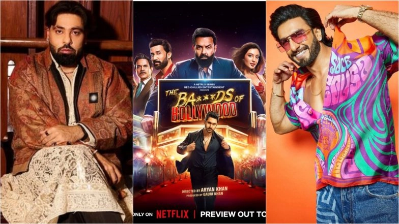 ‘The Bads of Bollywood’: Did You SPOT Ranveer Singh and Badshah in First Poster of Aryan Khan’s Netflix Series? (View Pics)