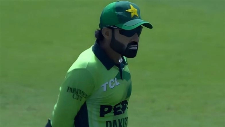 Rare in Cricket! Pakistan National Cricket Team Captain Mohammad Rizwan Burns Both Reviews Within 11 Overs of West Indies Innings During WI vs PAK 3rd ODI 2025, Fans React