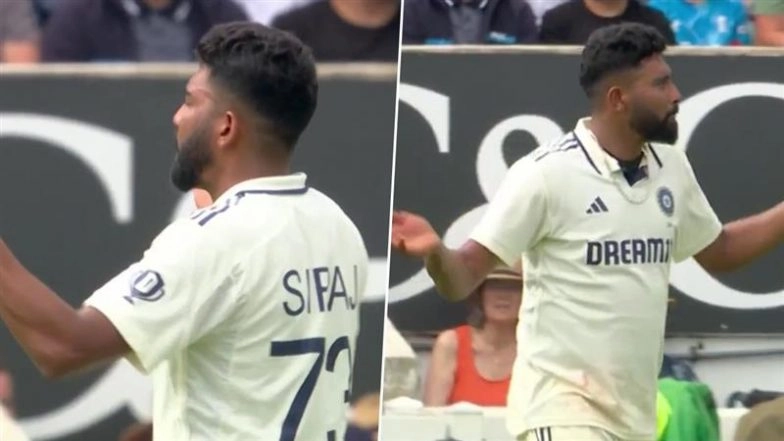 Mohammed Siraj Gestures Crowd to Cheer in 'Virat Kohli-Style' As IND vs ENG 4th Test 2025 Nears Close Finish With Still Both Teams Strongly in Contest (Watch Video)