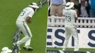 Blunder! Mohammed Siraj Steps on Boundary Rope After Taking Harry Brook&rsquo;s Catch During Day 4 of IND vs ENG 5th Test 2025 (Watch Video)
