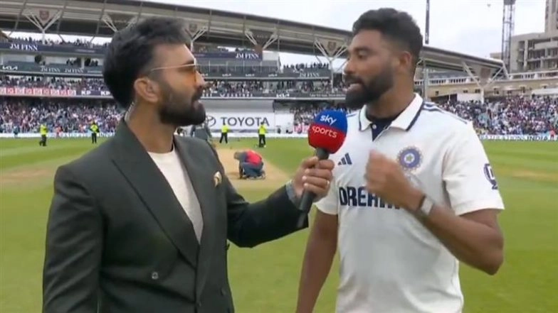 From 'I Only Believe in Jassi Bhai' to 'I Always Believe in Myself', Mohammed Siraj Wins Hearts With His Reaction After Helping India Secure Victory in IND vs ENG 5th Test 2025 (Watch Video)