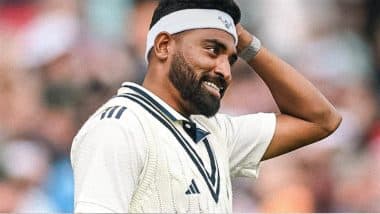 Mohammed Siraj Pays Tribute to Graham Thorpe, Wears ‘GT’ Headband on Former England Cricketer's Birth Anniversary During IND vs ENG 5th Test 2025 (See Pic)