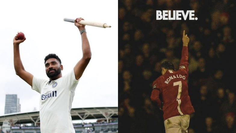 Download Cristiano Ronaldo Wallpaper Used By Mohammed Siraj Before His Match Winning Performance in IND vs ENG 5th Test 2025 Day 5