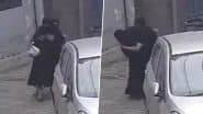 Molestation Caught on Camera in Moradabad: Man Sexually Assaults Burqa-Clad Woman, Grabs Her Breasts Before Fleeing; Disturbing Video Surfaces