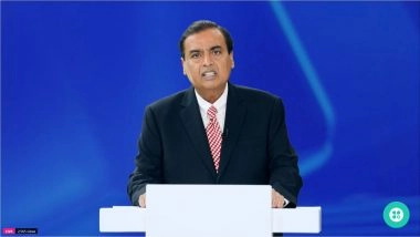 Mukesh Ambani Says India Uniquely Positioned to Lead New Era of AI and Genomics, Reliance to Focus on Nation’s Mission to Ensure Abundance and Affordability for All