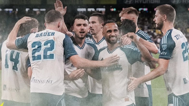 Nashville SC 5–1 Orlando City, MLS 2025: Sam Surridge, Hany Mukhtar Score Twice Each As The Coyotes Secure Dominant Victory Against 10-Man Orlando City (Watch Goal Video Highlights)