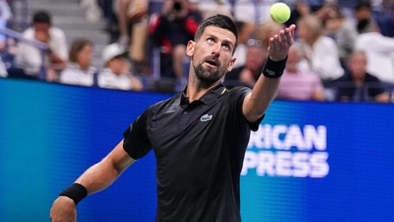 Novak Djokovic Becomes First Player in Open Era to Win 75 Consecutive Opening-Round Matches at Grand Slam Events, Achieves Feat With Victory over Learner Tien in US Open 2025