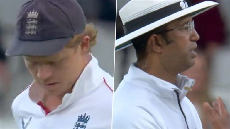 'You Bowl Spin? Otherwise, We'll...' Umpire Kumar Dharmasena and Ollie Pope's Conversation Caught on Stump Mic As Bad Light Forces Early Stumps on Day 2 of IND vs ENG 5th Test 2025 (Watch Video)