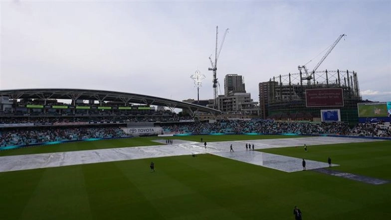 IND vs ENG Fifth Test Day 4 Stumps: Umpires Call-Off Remainder of Session Due to Heavy Rain, Match Enters Day 5 Still Hanging In Balance