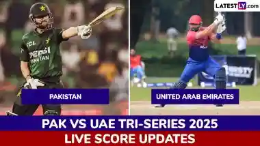 PAK Win by 31 Runs | Pakistan vs UAE Highlights of UAE Tri-Series 2025: Saim Ayub and Bowlers Help Green Shirts Register Back-to-Back Victories