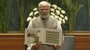 PM Narendra Modi Releases Commemorative Stamp Dedicated to Acclaimed Indian Geneticist Professor MS Swaminathan on Latter&rsquo;s Birth Centenary (Watch Video)