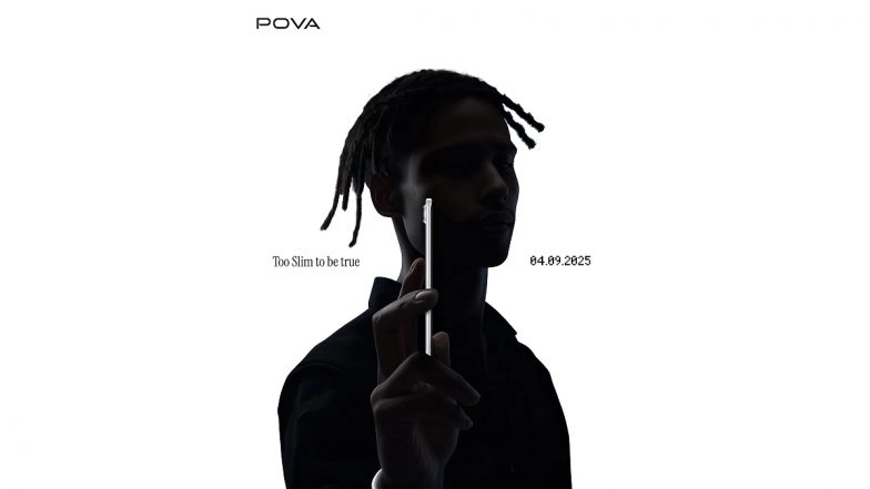 POVA Slim 5G Launch Set on September 4, 2025 in India; Check Rumoured Specifications and Features of TECNO’s Upcoming Premium Segment Smartphone