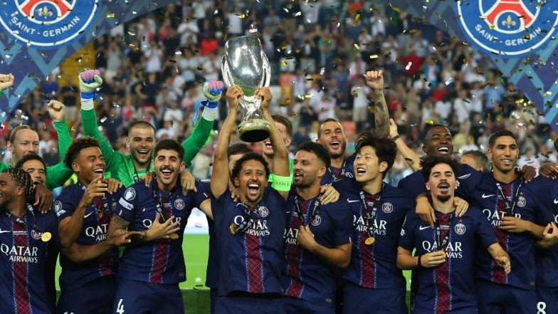 PSG Win UEFA Super Cup 2025, Ousmane Dembele and Co Beat Tottenham Hotspur on Penalties to Clinch Maiden Title