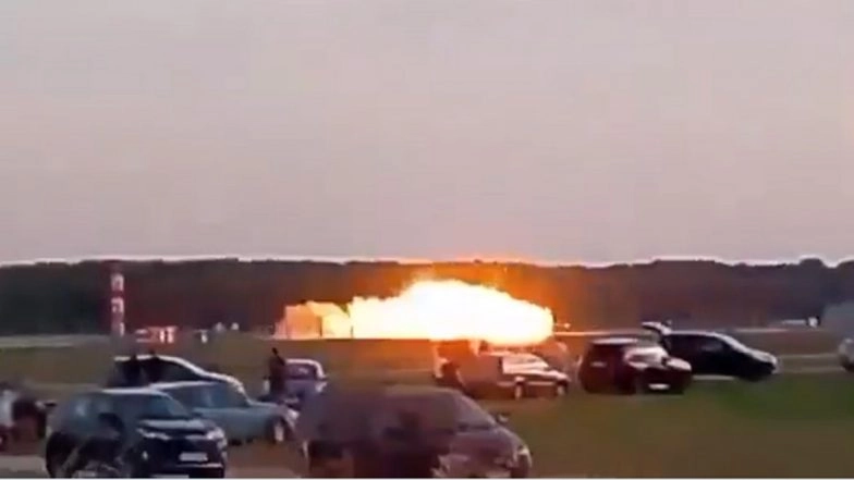 Poland F-16 Crash: Pilot Major Maciej 'Slab' Krakowian Dead After Polish Air Force Fighter Jet Crashes During Radom Airshow Rehearsal, Horrifying Videos Surface