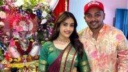 Ganesh Chaturthi 2025: Prithvi Shaw Celebrates Ganeshotsav With Rumoured Girlfriend Akriti Agarwal, Extends Greetings to Fans (See Post)