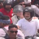 Priyanka Gandhi Rides Pillion With Brother Rahul Gandhi During Voter Adhikar Yatra in Bihar’s Darbhanga, Video Surfaces
