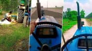 Punjabi Tractor Girl Viral Video: Harjinder Kaur Uppal aka Uppal Farm Girl Wins Hearts With Her Passion for Farming and Tractors!
