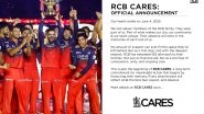 RCB Extend INR 25 Lakh Each as Financial Aid for Families of Deceased in Bengaluru Stampede, IPL 2025 Champions Say More Details on &lsquo;RCB Cares&rsquo; Initiative To Be Revealed Soon (See Post)