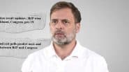 Rahul Gandhi, INDIA Bloc MPs To Protest at Election Commission Headquarters in Delhi Today Over Bihar Electoral Roll Allegations