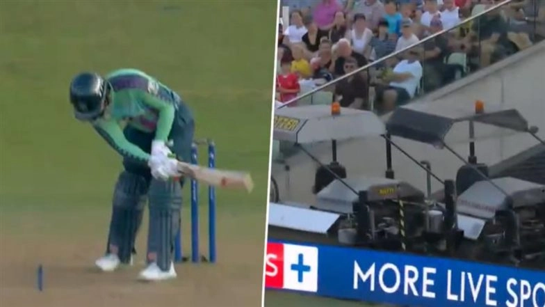 Rashid Khan Plays Outrageous Shot To Hit Tim Southee for Six During Oval Invincibles vs Birmingham Phoenix The Hundred 2025 Match (Watch Video)