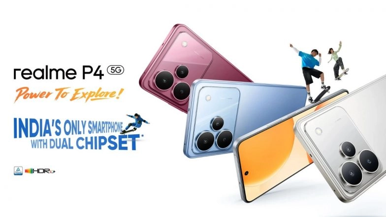Realme P4 5G Price Revealed Ahead of Launch on August 20, 2025; Check Key Specifications and Features of Upcoming Realme P4 Series 5G Smartphone