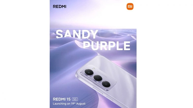 Redmi 15 5G To Launch in India on August 19, 2025 With 144Hz Adaptive Sync Display; Check Its Expected Price, Specifications and Features