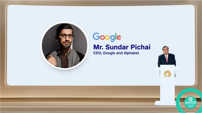 Google, Reliance Join Hands for Faster AI Adoption in India