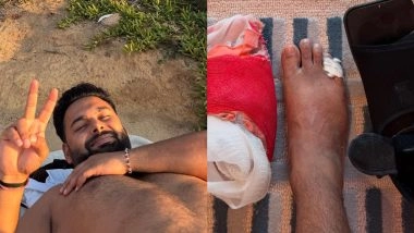 Rishabh Pant Injury Update: India Star Wicketkeeper-Batter Pens Emotional Note As He Continues Recovery From Toe Fracture