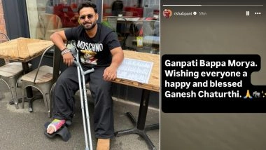 Ganesh Chaturthi 2025: Rishabh Pant Wishes Fans As Ganeshotsav Festivities Kick Off in India (See Post)