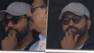 Rohit Sharma Attends IND Vs ENG 5th Test 2025 at Oval; Hitman Spotted at the Stands As He Witnesses Shubman Gill and Co Bat (Watch Video)