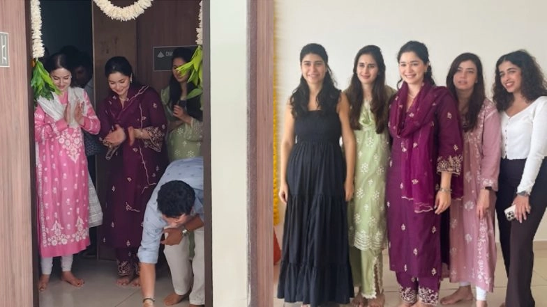 Saaniya Chandhok, Arjun Tendulkar’s Rumoured Fiancee Among Attendees As Sachin Tendulkar Inaugurates Daughter Sara’s Pilates Academy in Andheri (See Pics)